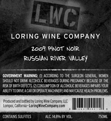 More about 00215-LWC-2009-Pinot-Russian-River-Valley-750ML-Label