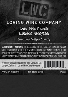 More about 00209-LWC-2010-Pinot-Aubaine-750ML-Label
