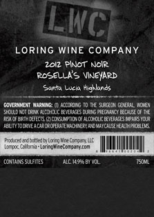 More about 00204-LWC-2012-Pinot-Rosellas-750ML-Label