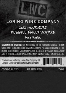 More about 00231-LWC-2012-Mourvedre-Russell-Family-750ML-Label