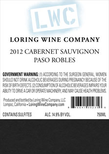 More about 00235-LWC-2012-Cabernet-Paso-Robles-750ML-Label
